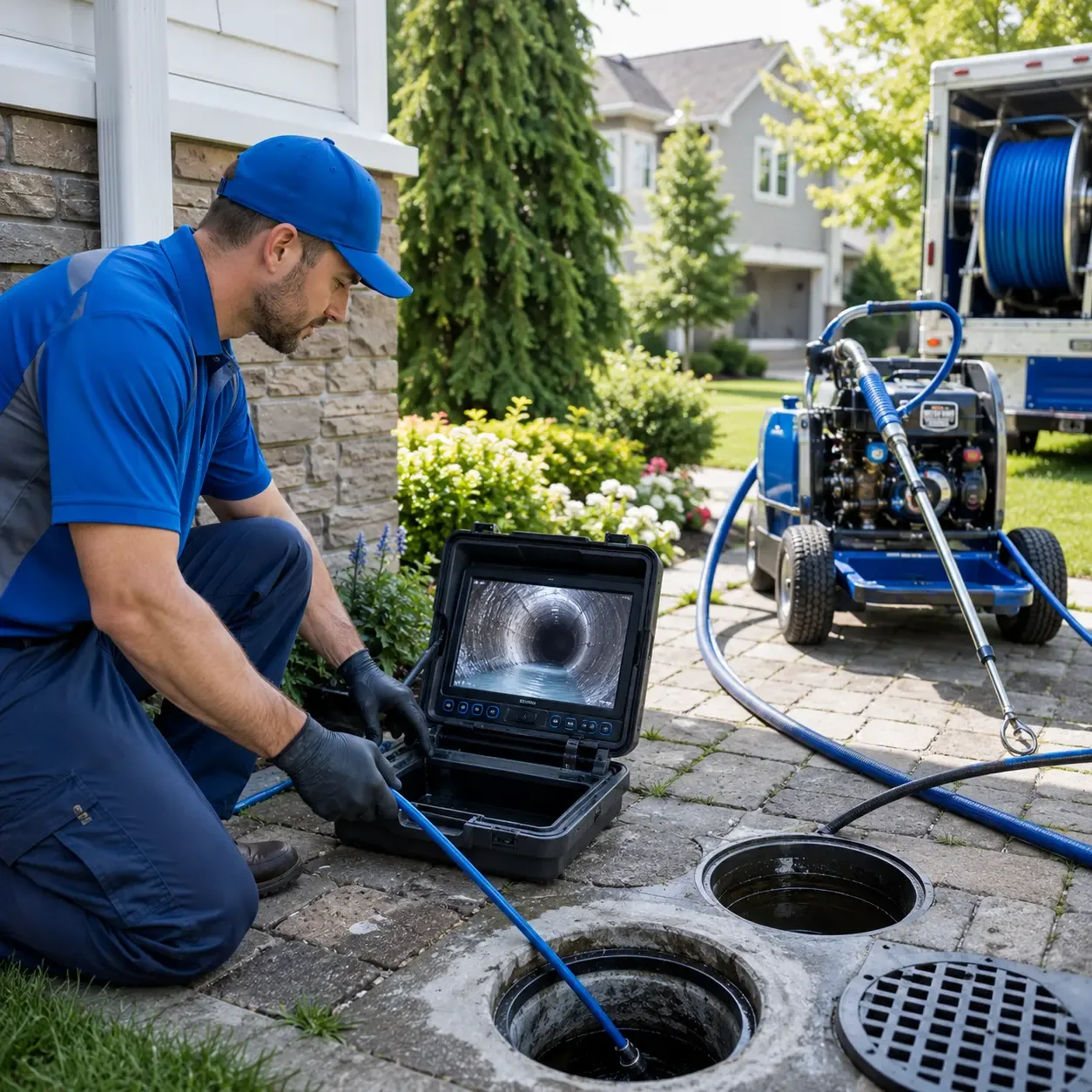 Outdoor drain cleaning professionals serving West Hills, CA