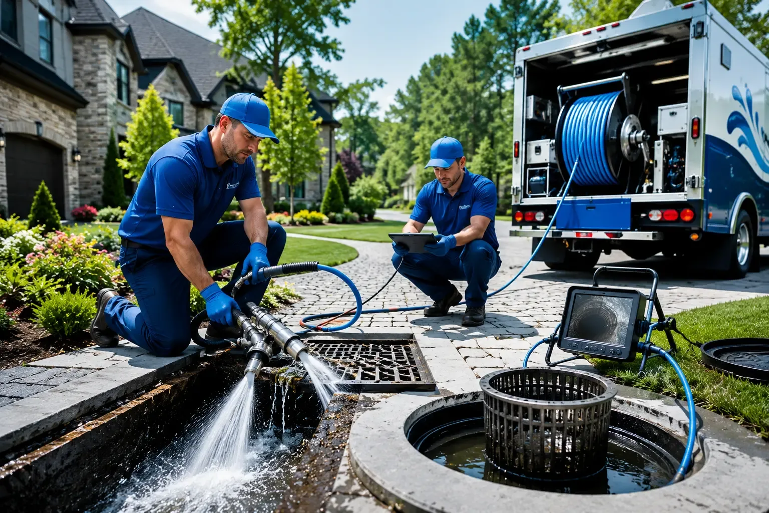 Local outdoor drain cleaning professionals in West Hills, CA